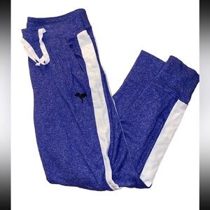 PINK Victoria's Secret Sleepwear Pants, blue with white stripe. Size medium